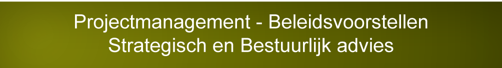 Anna Martha van der Mei, projectmanagement, beleidsvoorstellen, strategisch en bestuurlijk advies